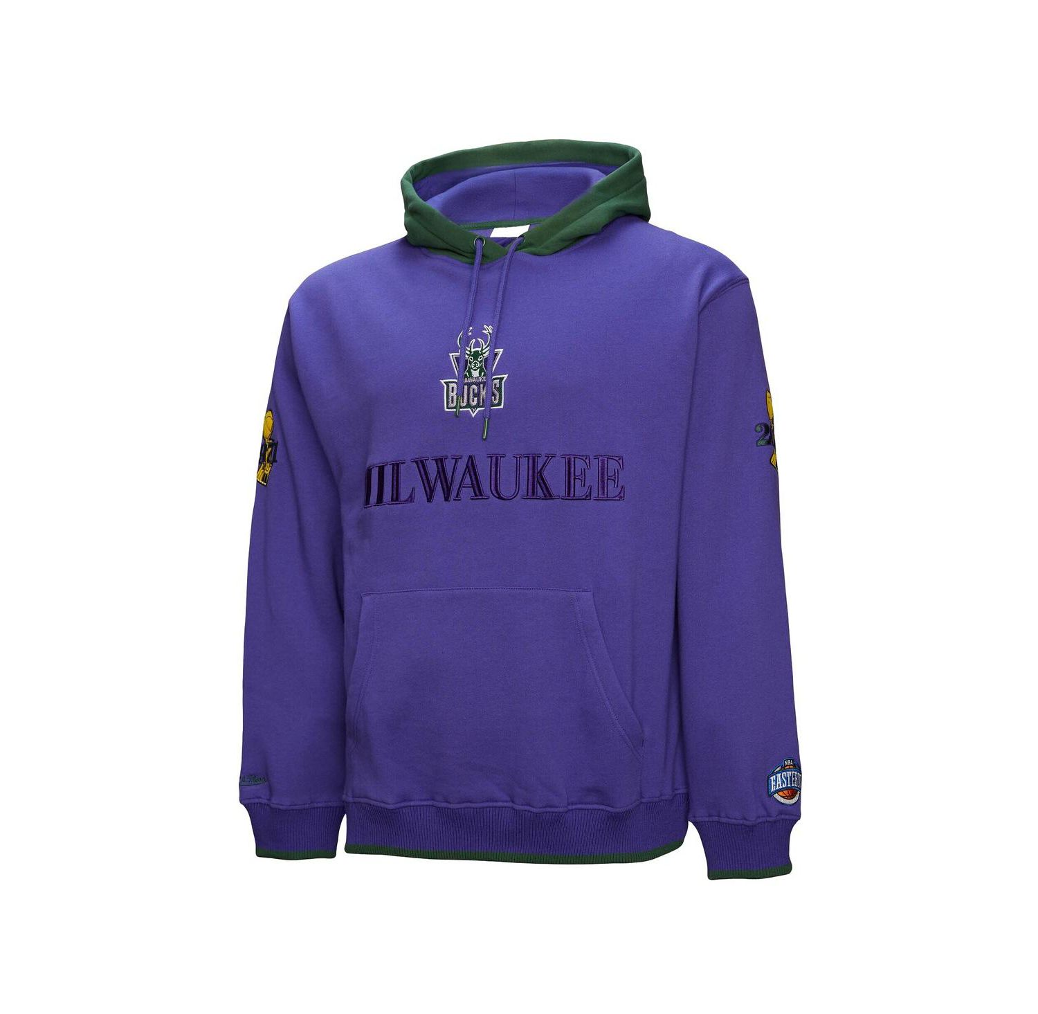 Men's Purple Milwaukee Bucks Hardwood Classics Team OG 3.0 Pullover Hoodie