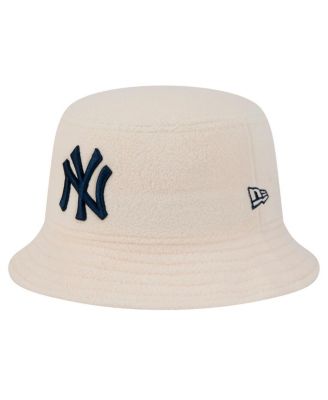New York Yankees Cream Sherpa Bucket Hat Womens Size Small/Medium New Era Women main image 2