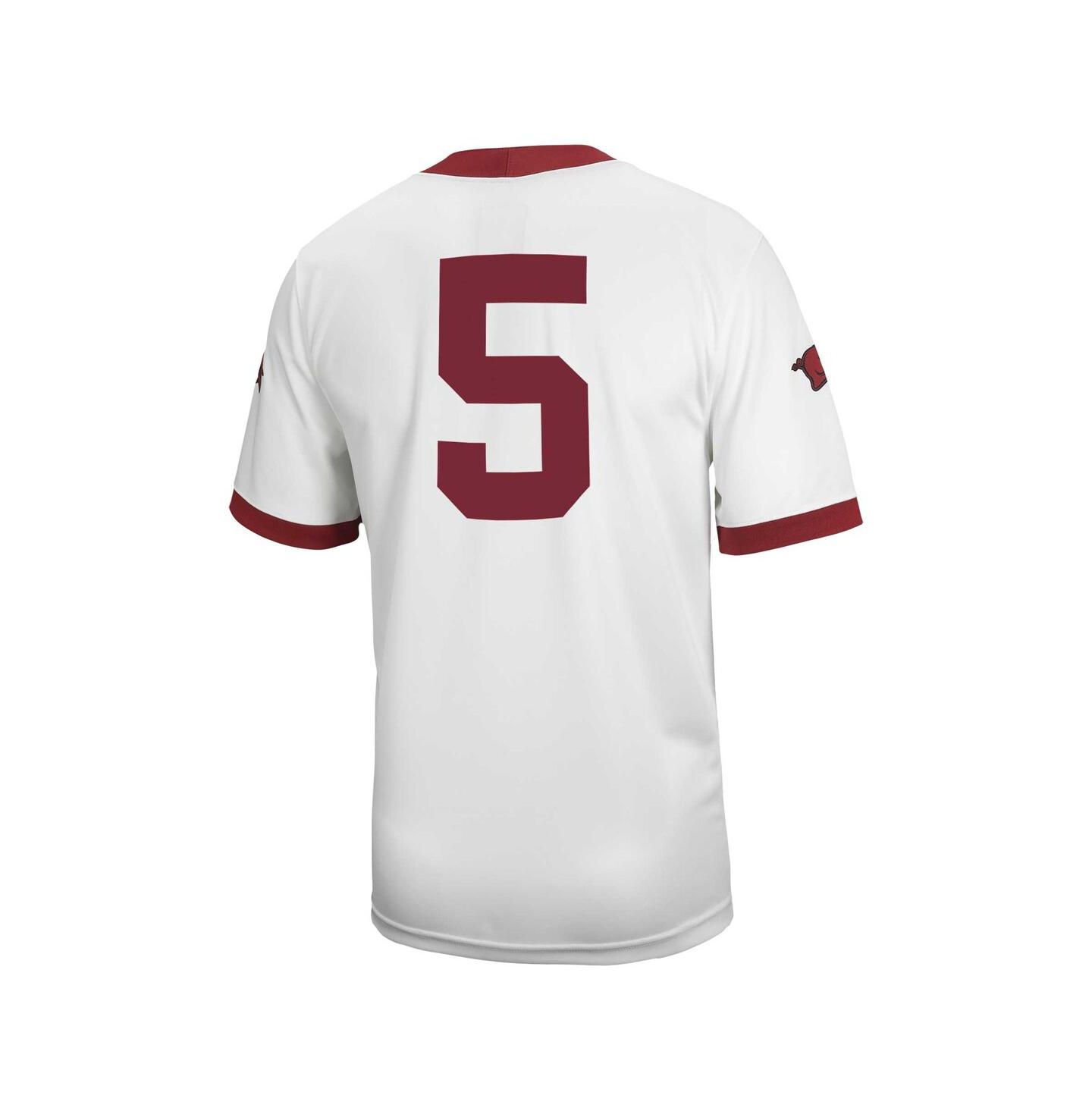 Мужской топ Nike 5 White Arkansas Razorbacks Untouchable Football Jersey — фото 3