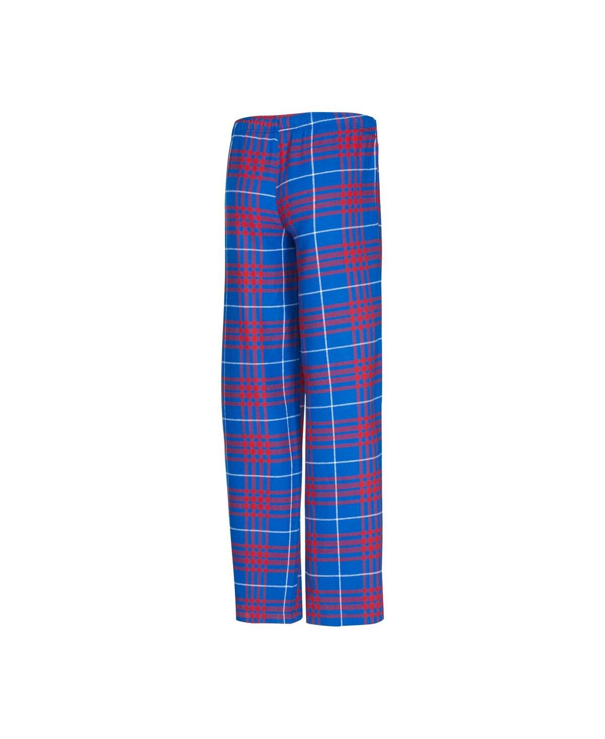Shop Concepts Sport Women's Buffalo Bills Vector T-shirt Flannel Pants Sleep Set In Royal,red