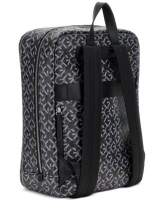 GUESS Men's Woven Logo Compact Backpack