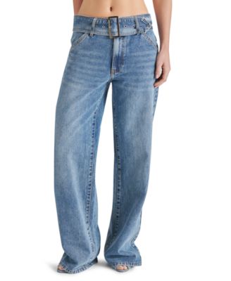 Steve Madden - Women's Cove Belted Bootcut Jeans