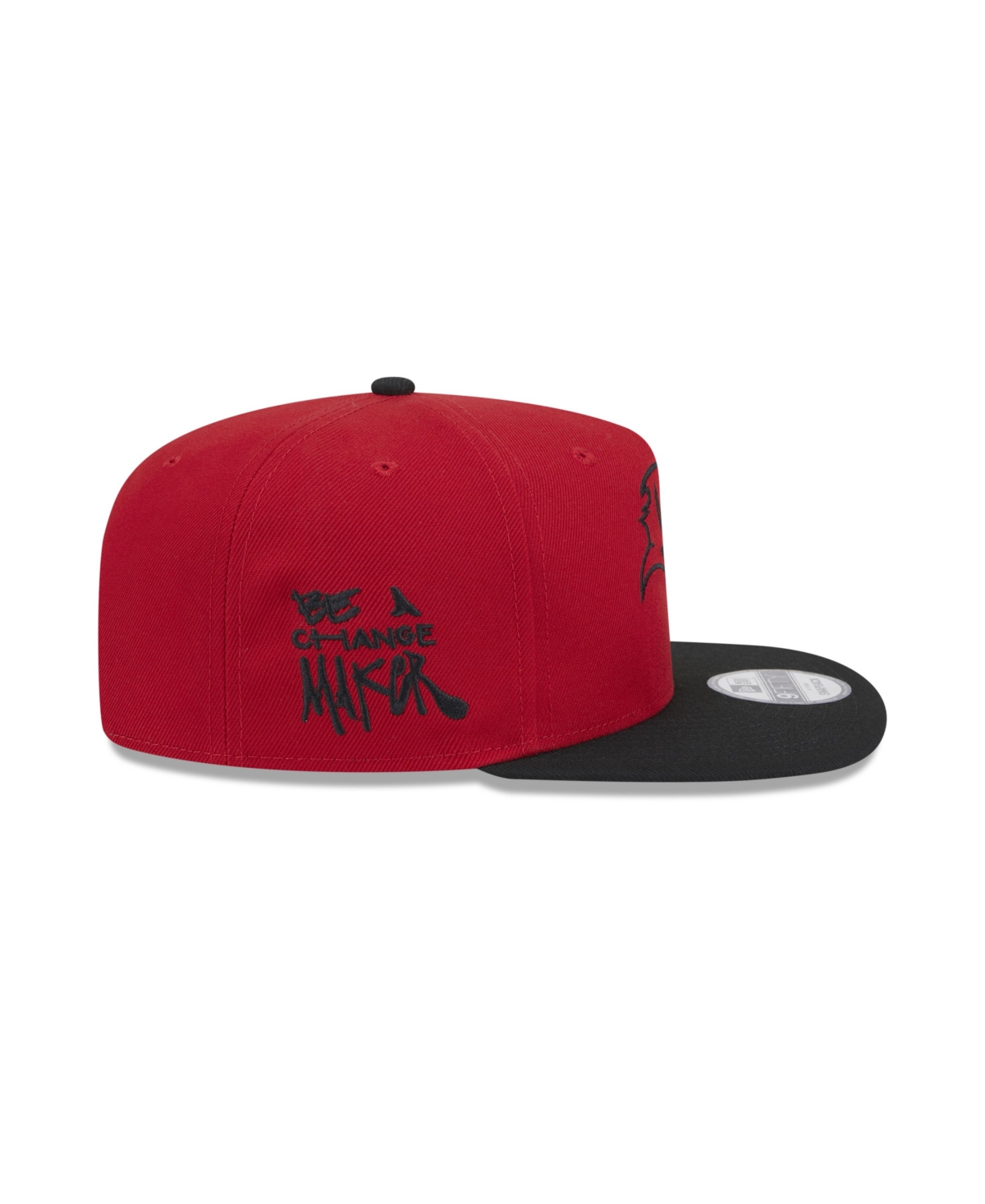 New Era Men'sTampa Bay Buccaneers 2024 Inspire Change A-Frame 9FIFTY Snapback Hat - Red, Black