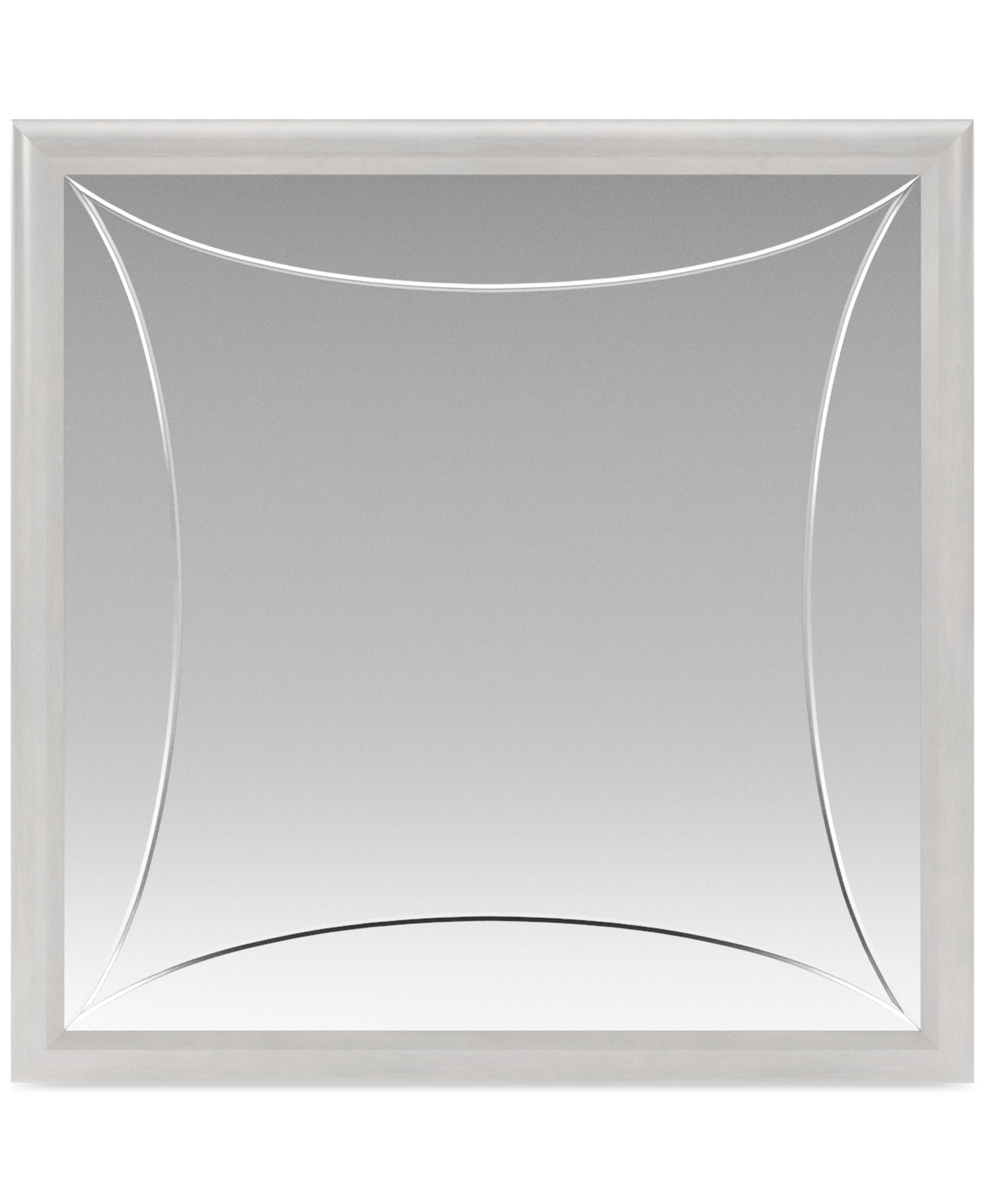 Macy's Mezzanine Square Mirror In Light Grey