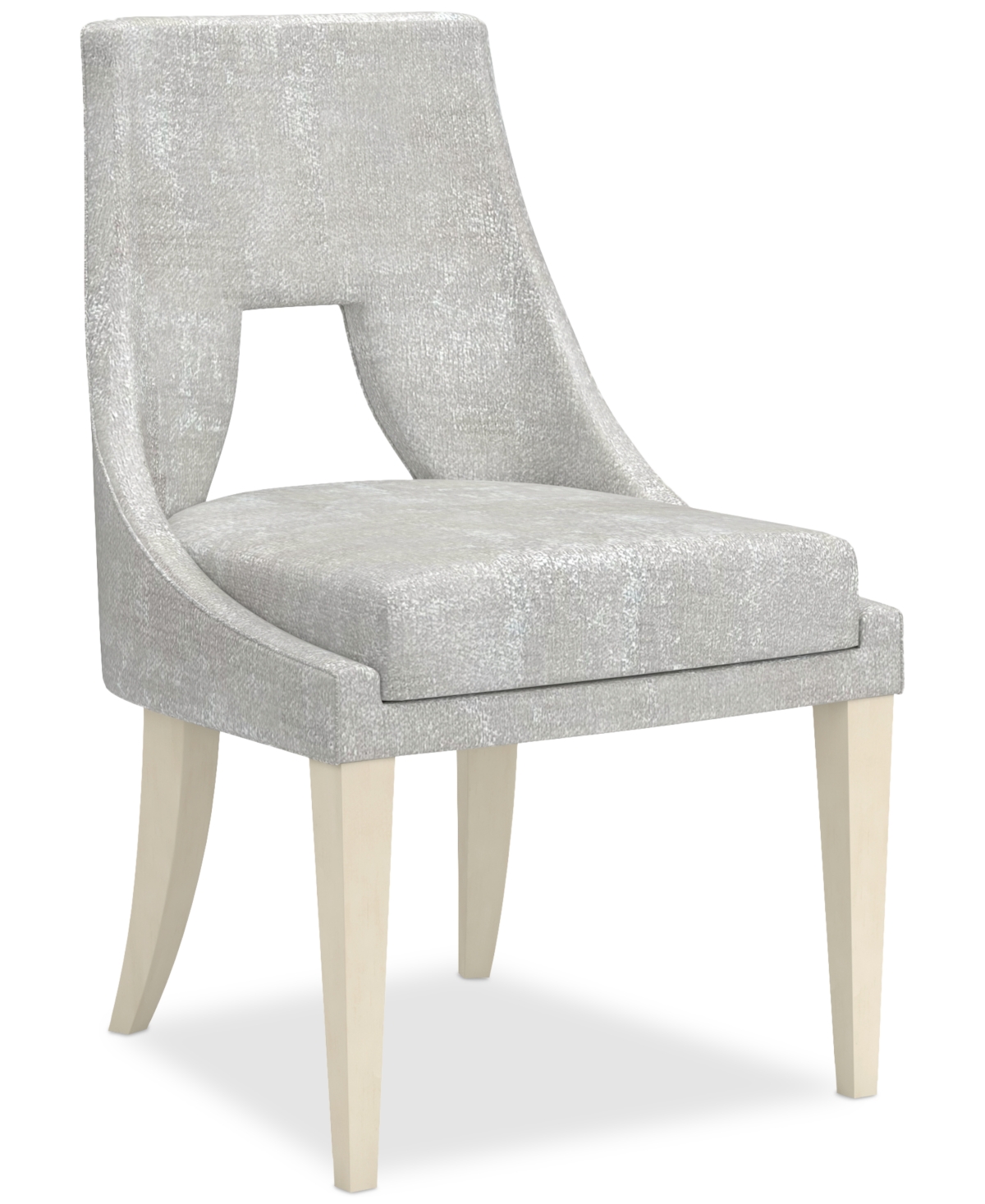 Macy's Mezzanine Side Chair In Light Grey