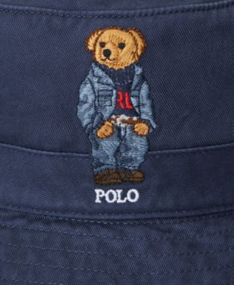 Men's Polo Bear Twill Bucket Hat