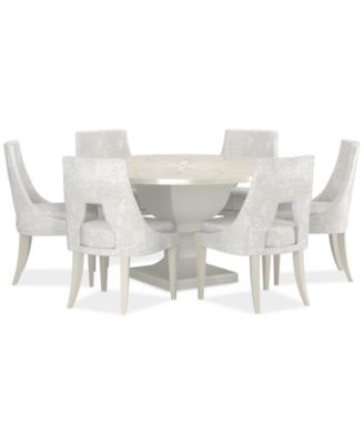 Mezzanine 7-Pc. Dining Set (Round Table & 6 Side Chairs)