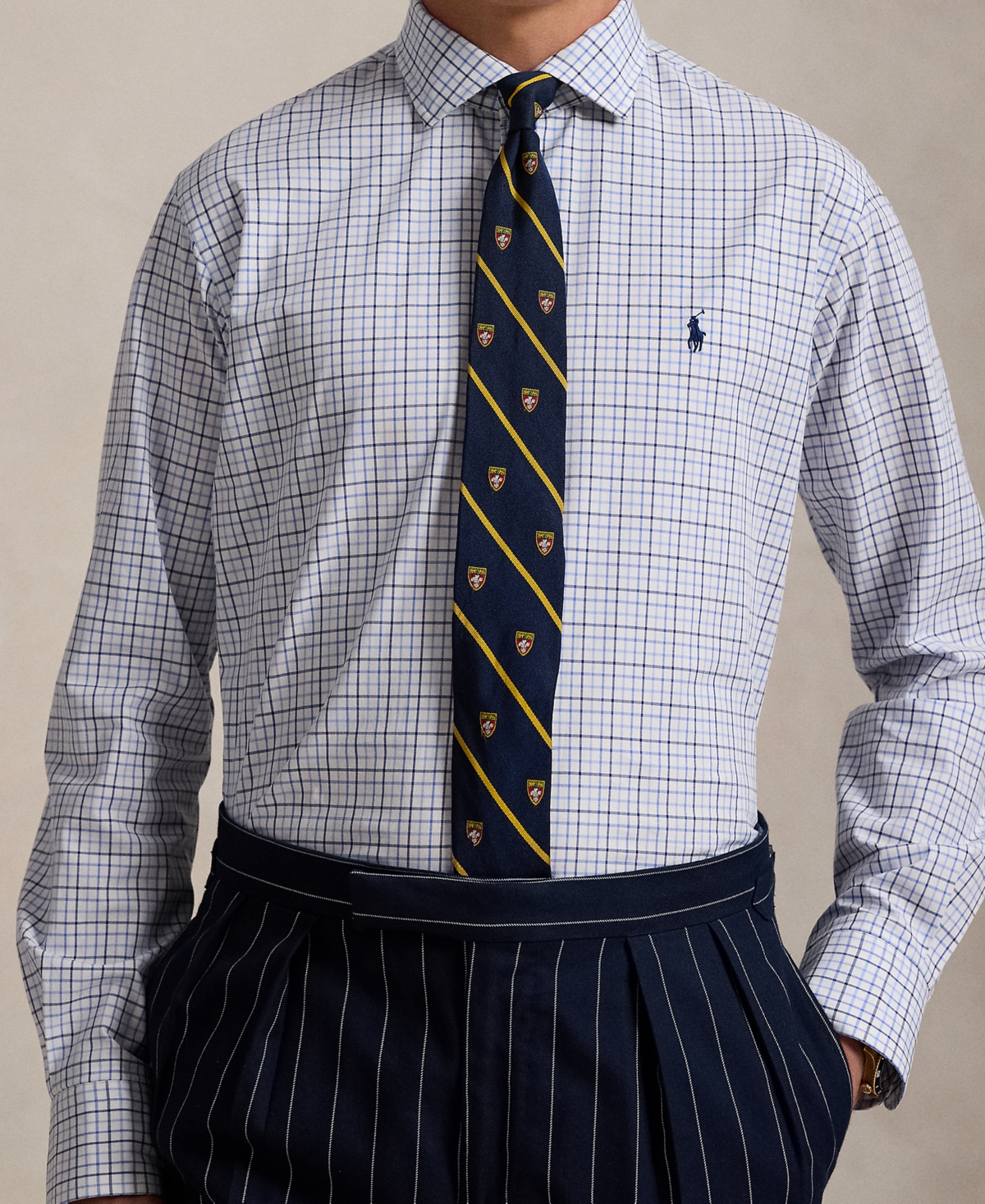 Polo Ralph Lauren Men's Slim-fit Stretch Poplin Shirt In Multi