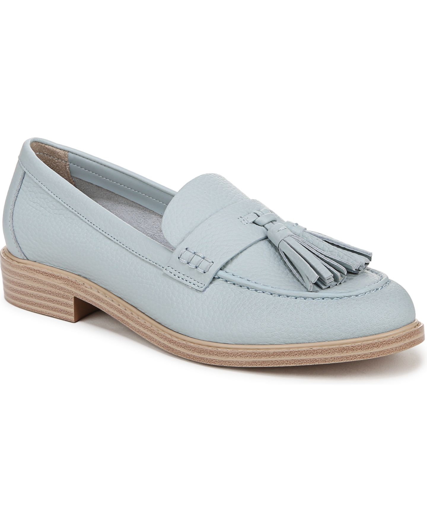 Женские туфли Franco Sarto Carolyn Low Profile Tassel, цвет: Мягкий синий кожаный — фото 1