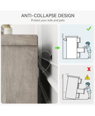 6 Drawer Dresser for Bedroom, Modern Chest of Drawers, 31.5 Inch Wide Storage Cabinet with Sturdy Legs, Tall Dresser Storage Tower for Closet Bedroom Entryway Living Room