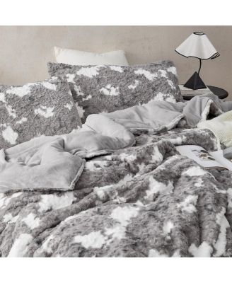 Puppy Love - Coma Inducer Oversized Comforter Set - Gray and White