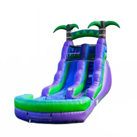 Детская игрушка HERO Kiddo Summer Breeze 16" Inflatable Commercial-Grade Water Slide with Attached Pool, Ages 3+, цвет: Open Miscellaneous