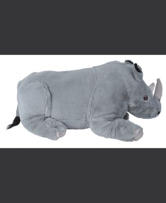 Cuddlekins Jumbo Rhino Stuffed Animal, 30 Inches