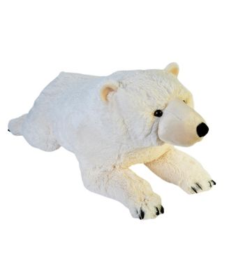 Cuddlekins Jumbo Polar Bear Stuffed Animal, 30 Inches