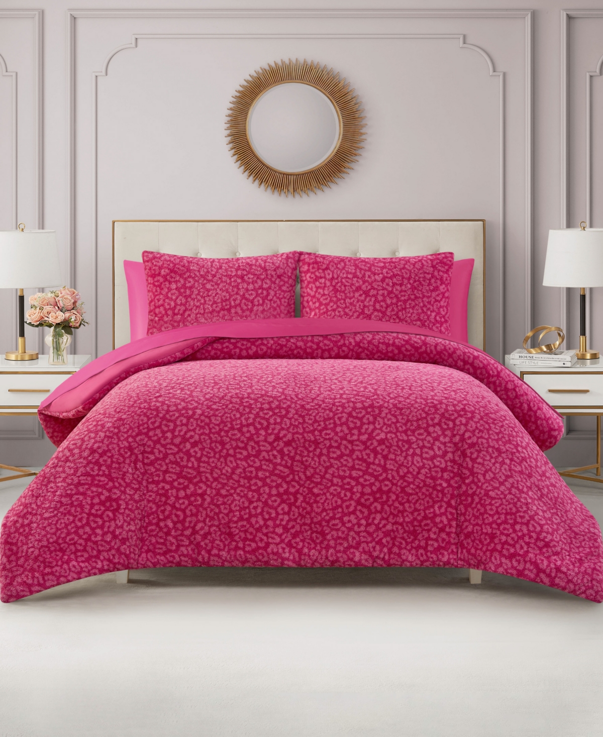 Juicy Couture Cheetah Feathered 2-Pc. Comforter Set, Twin/Twin Xl