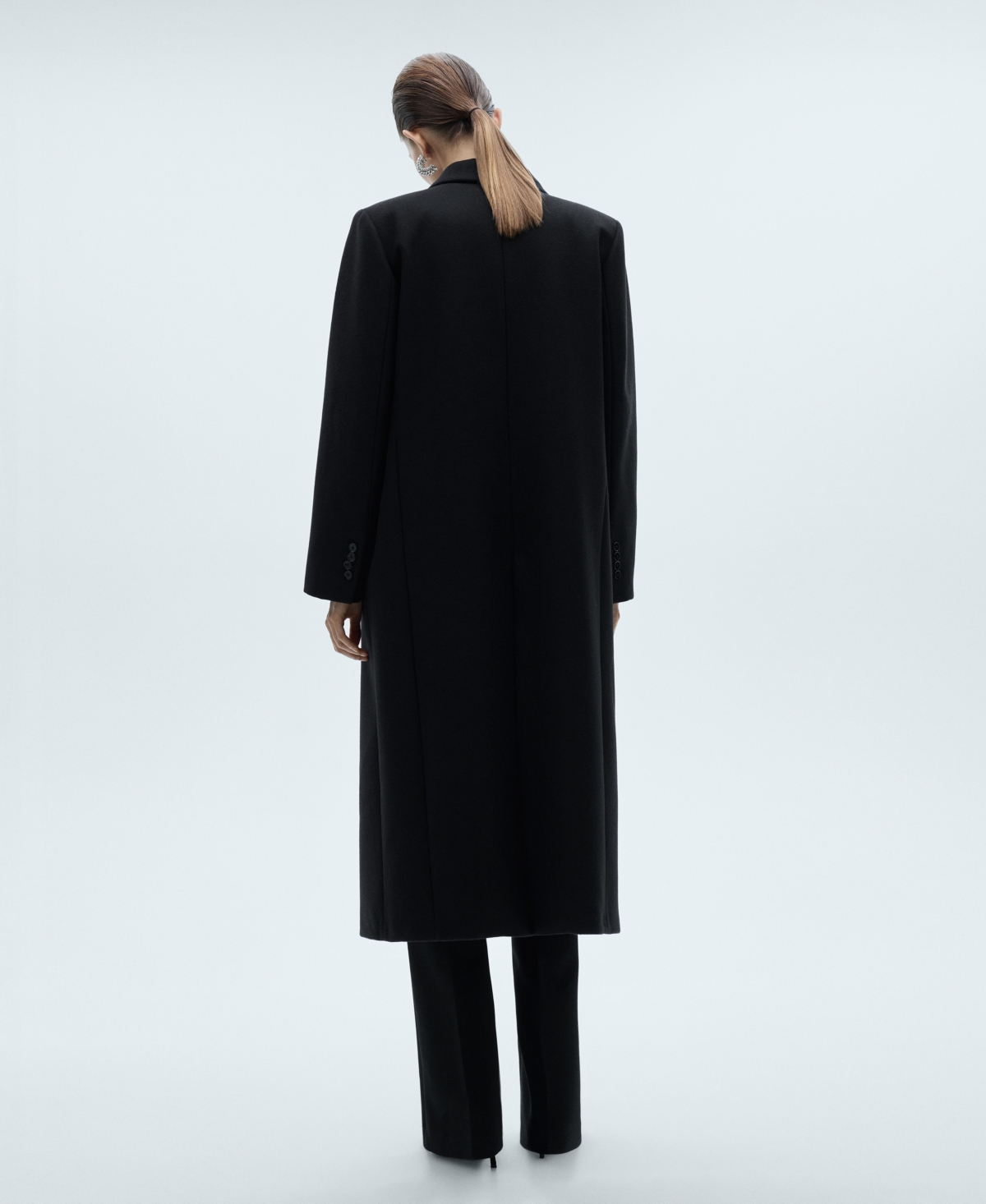 Mango Women's Double-Breasted Wool Coat