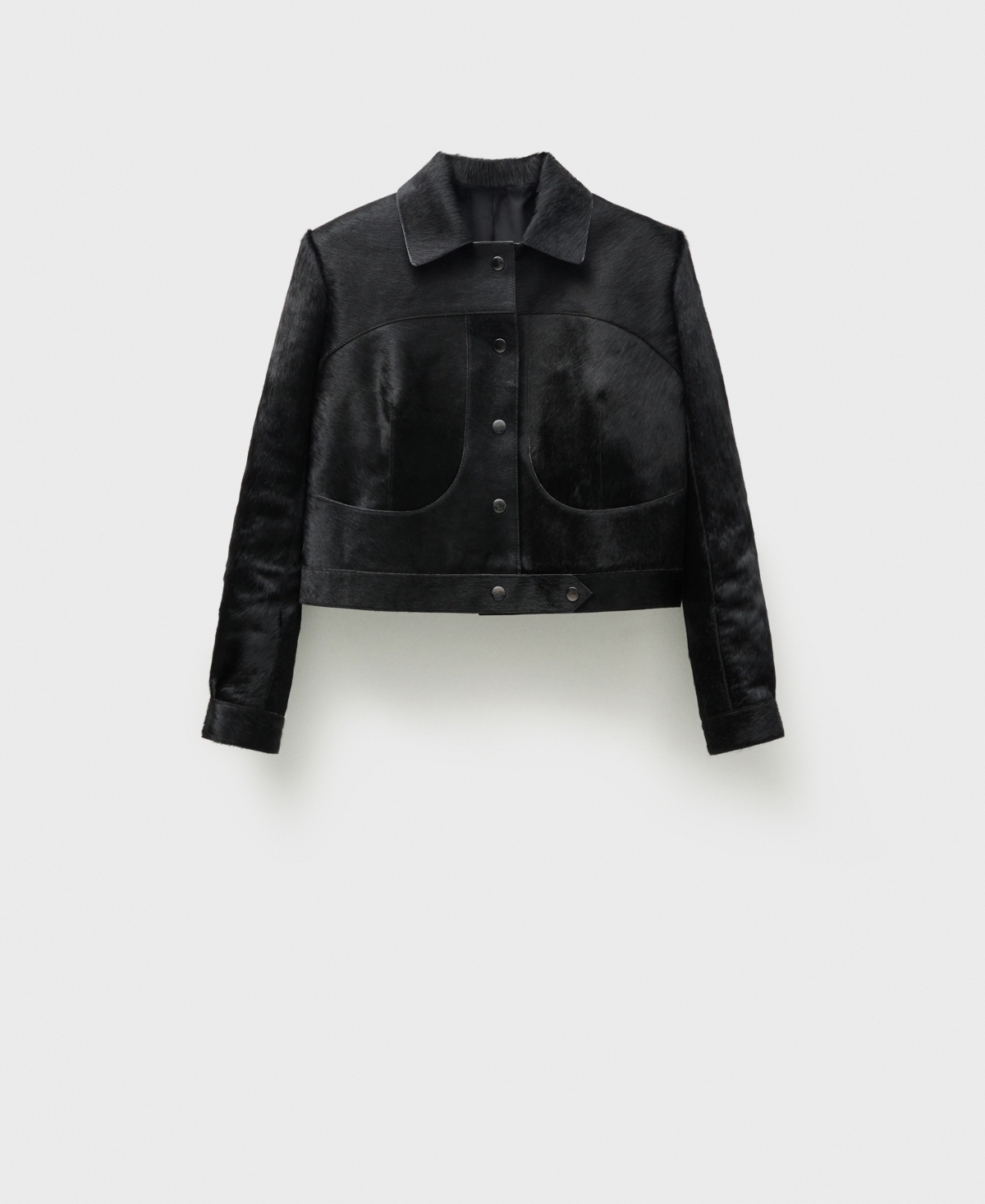 Mango Women's Fur-Effect Leather Jacket