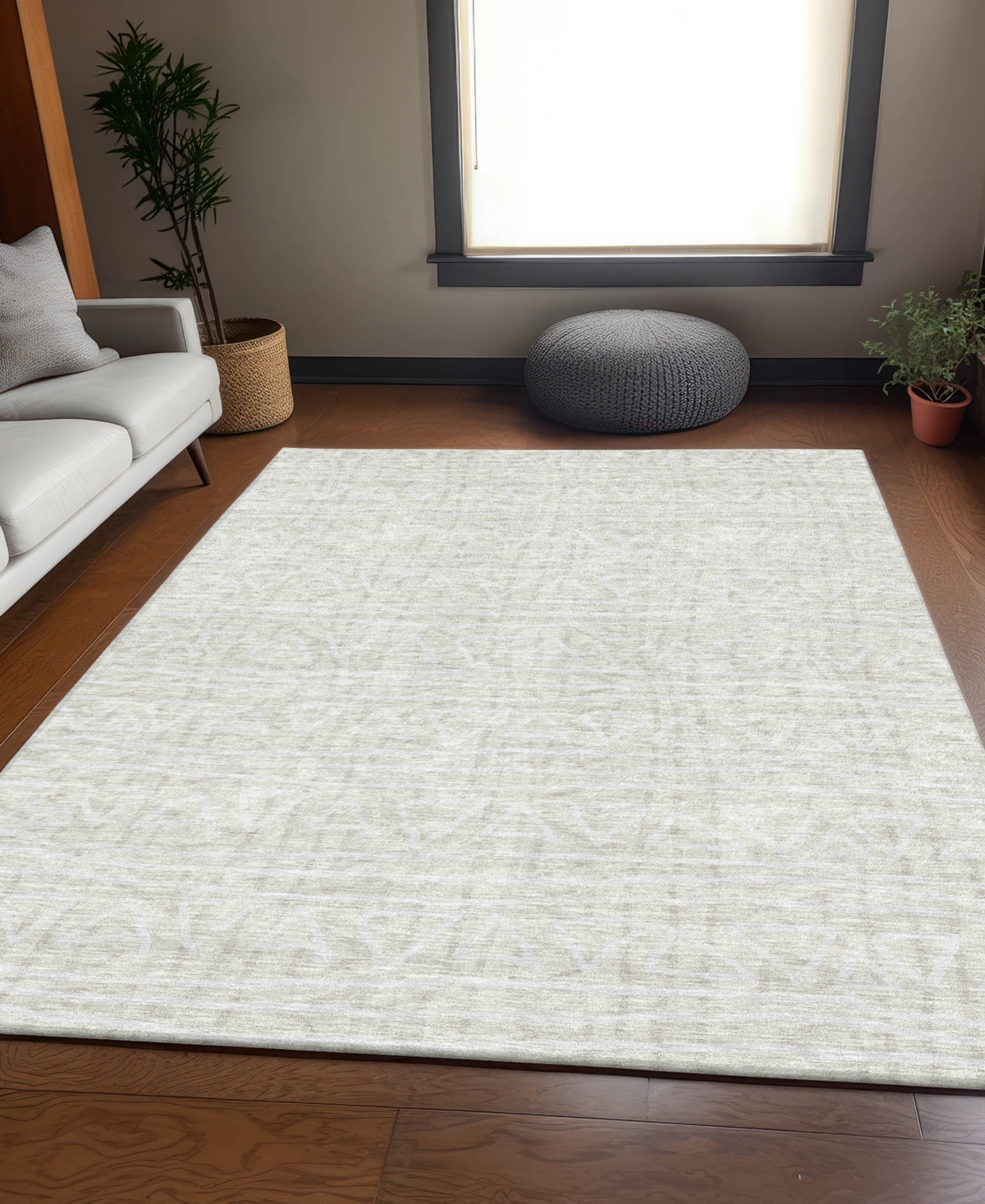 Addison Chantille Acn730 8'x10' Area Rug In Ivory