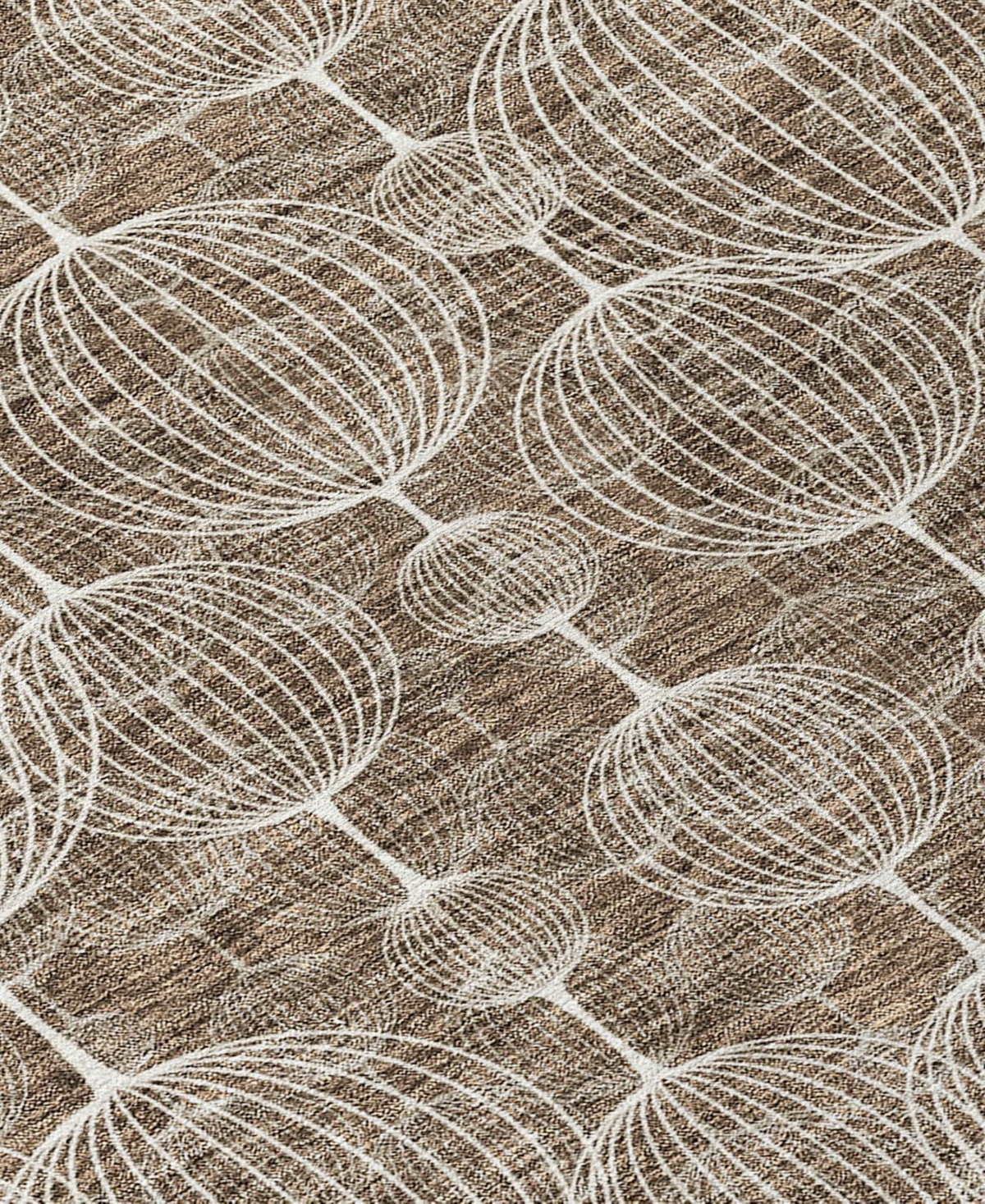 Addison Chantille Machine Washable Acn732 5'x7'6" Area Rug In Chocolate