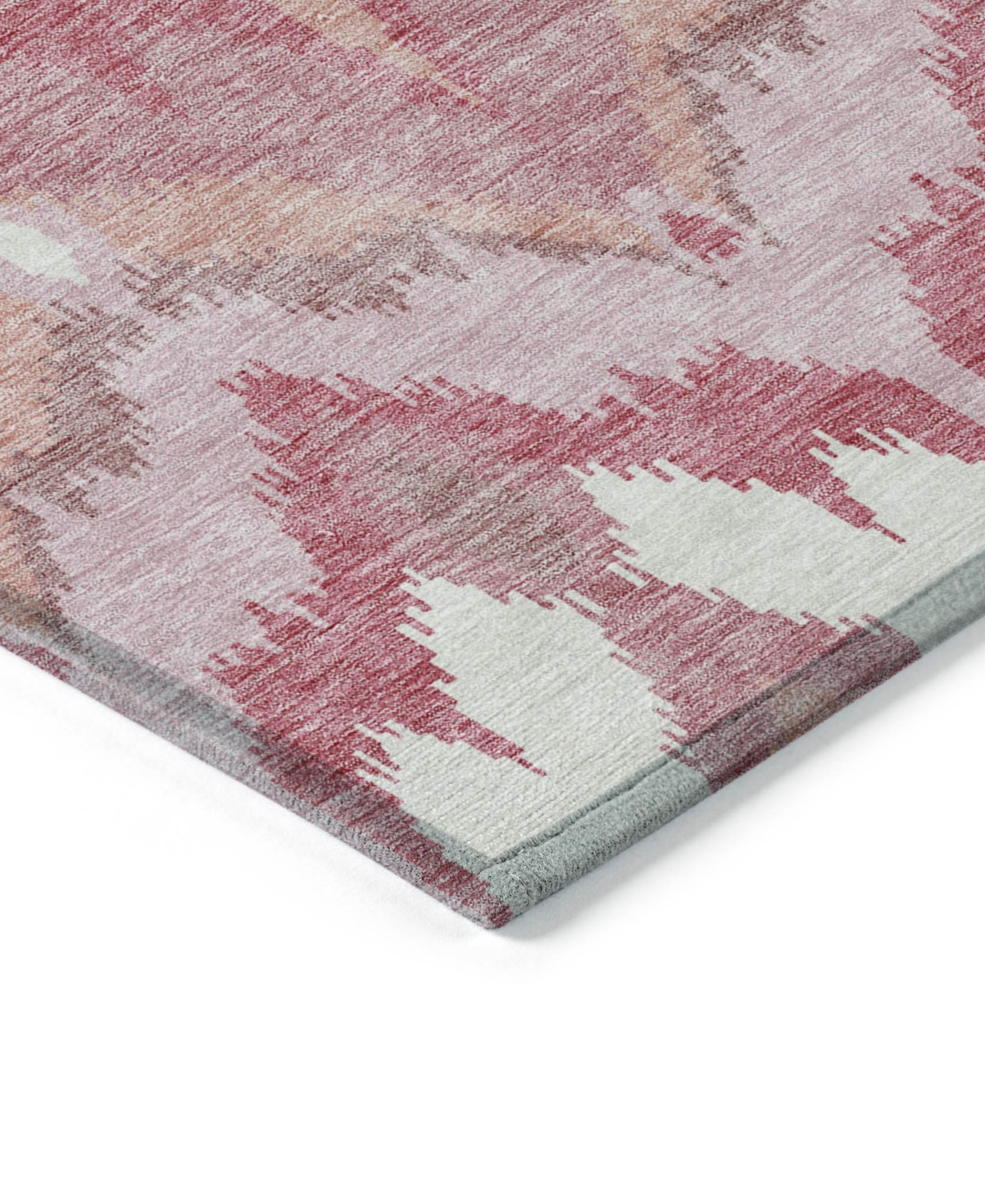 Addison Chantille Machine Washable Acn743 8'x10' Area Rug In Rose