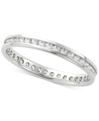 Diamond Channel Set Eternity Band (1/2 ct. t.w.) in 14k White Gold