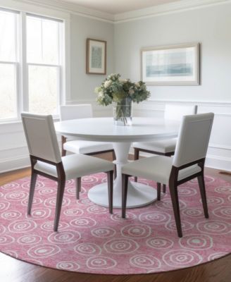 Addison Chantille Machine Washable ACN728 8'x8' Round Area Rug