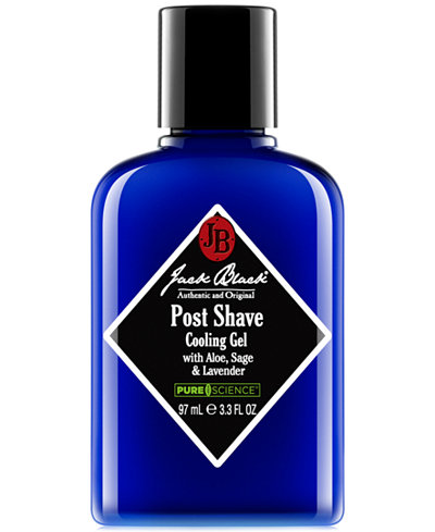 Jack Black Post Shave Cooling Gel with Aloe, Sage & Lavender, 3.3 oz