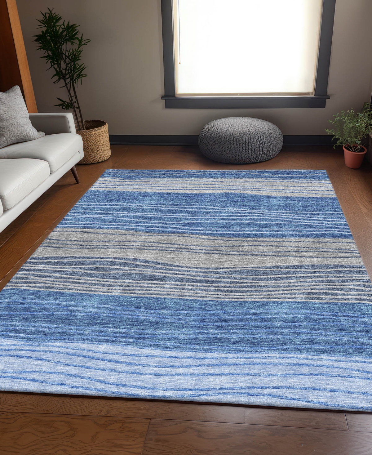 Addison Chantille Acn735 8'x10' Area Rug In Blue