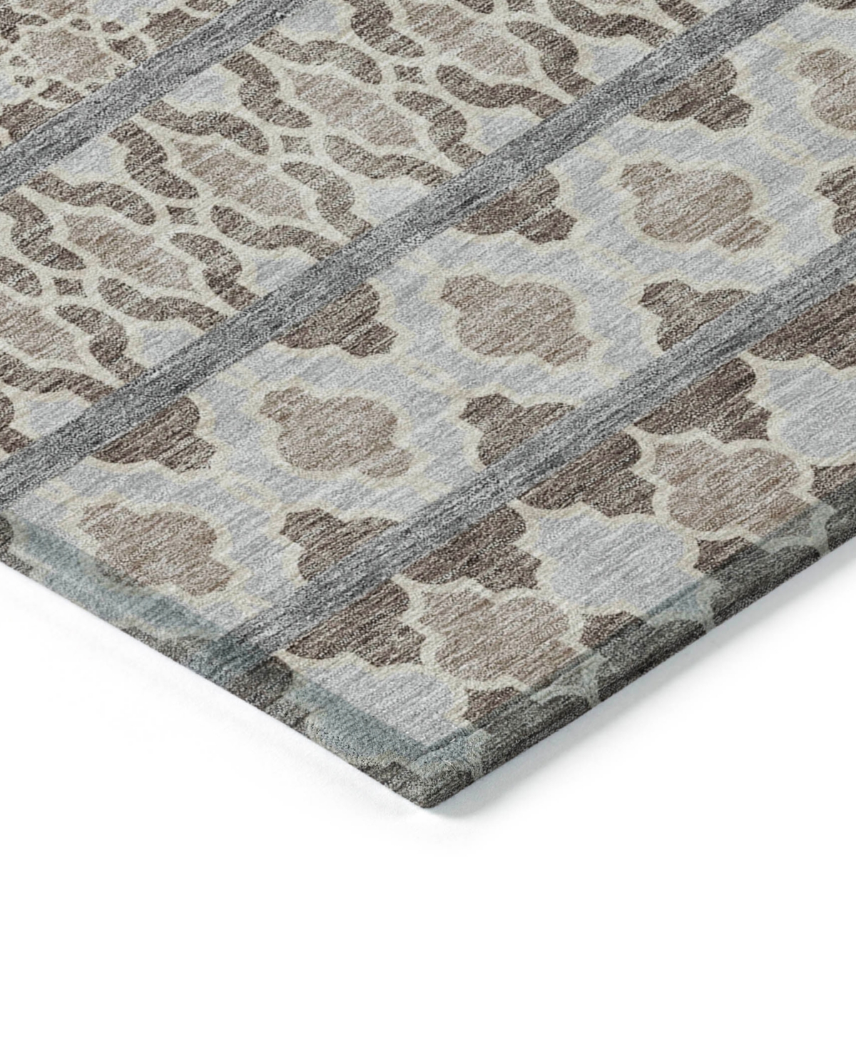 Addison Chantille Acn726 2'3"x7'6" Runner Area Rug In Taupe