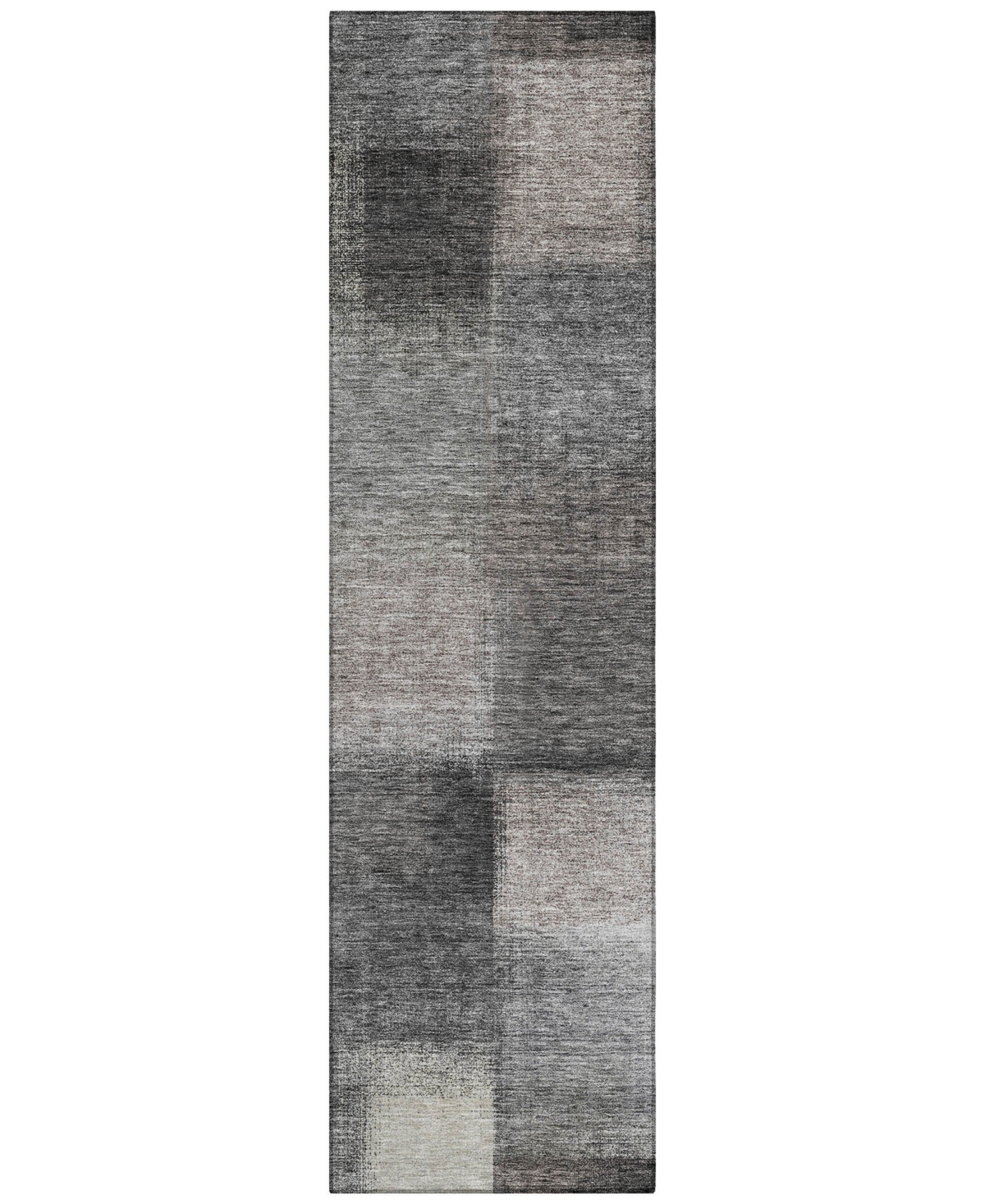 Addison Chantille Acn742 2'3"x7'6" Runner Area Rug In Charcoal