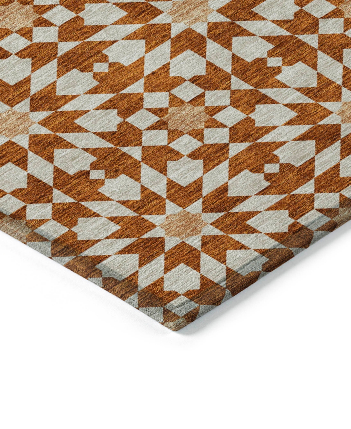 Addison Chantille Acn734 8'x10' Area Rug In Paprika