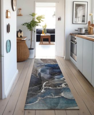 Odyssey Washable OY3 2'3" x 7'6" Runner Area Rug