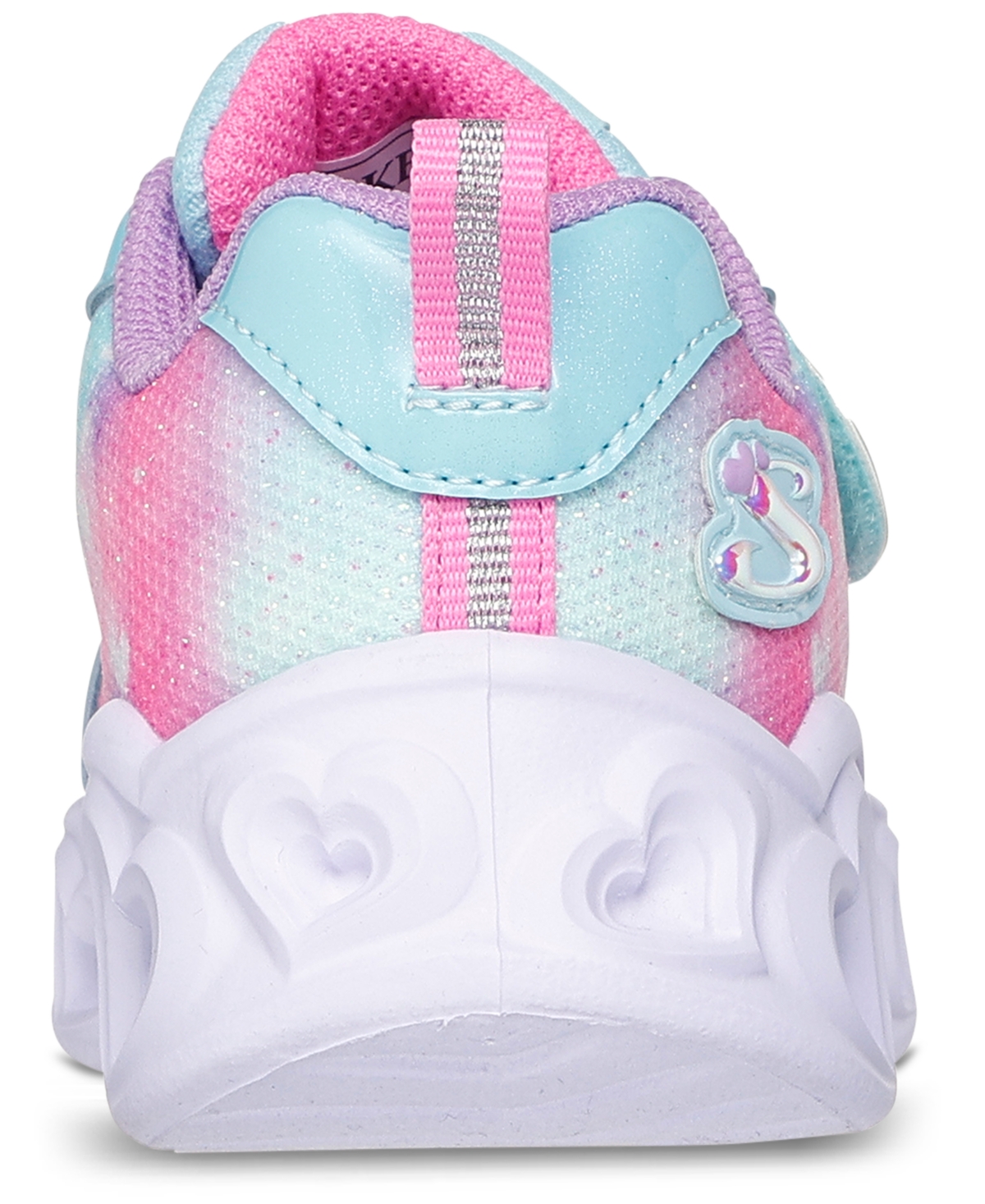 Skechers Toddler Girls Heart Lights In Turquoise