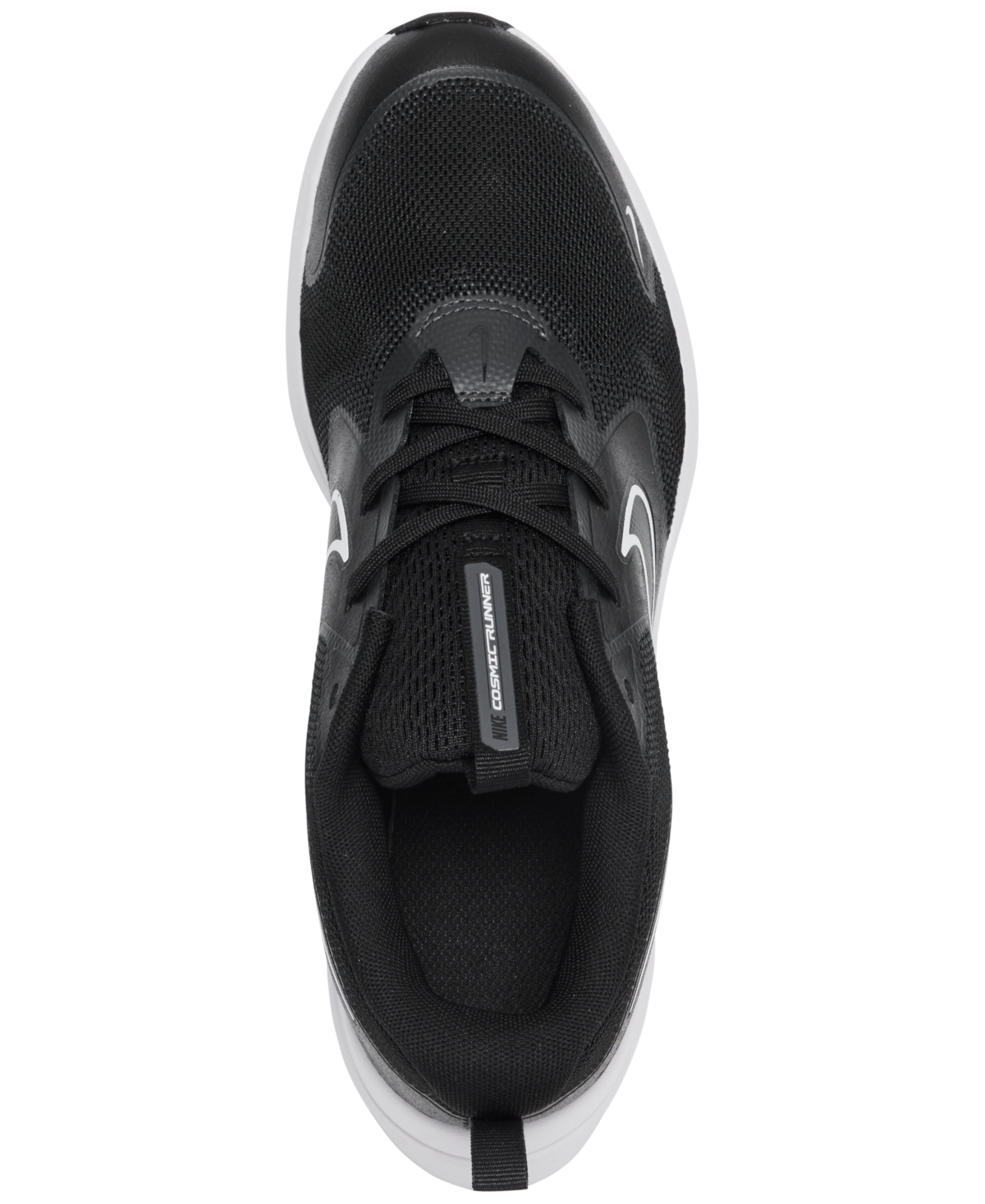 Nike Big Kids Cosmic Runner Running Sneakers From Finish Line In Black,white
