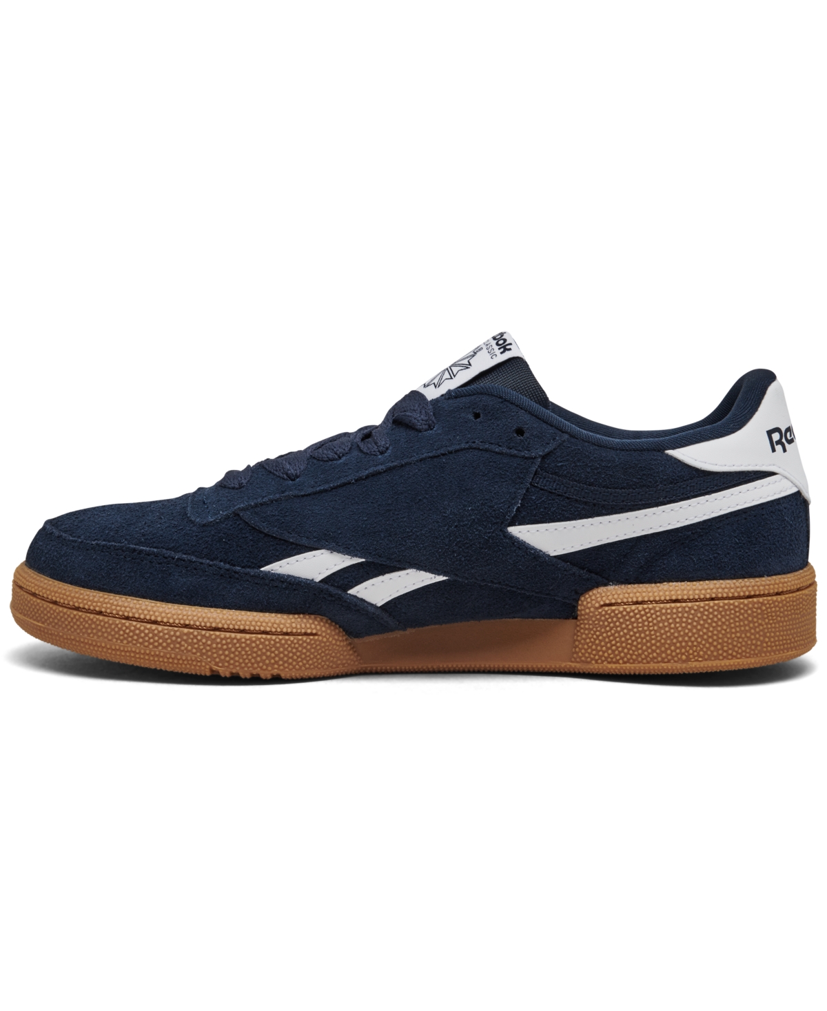 Reebok Big Kids Classic Club C Revenge Casual Sneakers from Finish Line - Orange, Gum