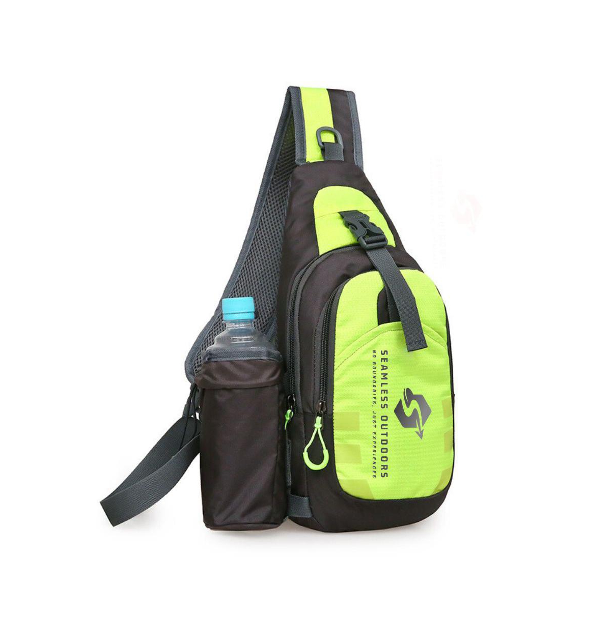 Seamless Outdoors Colorful Sling Bag with Water Slot