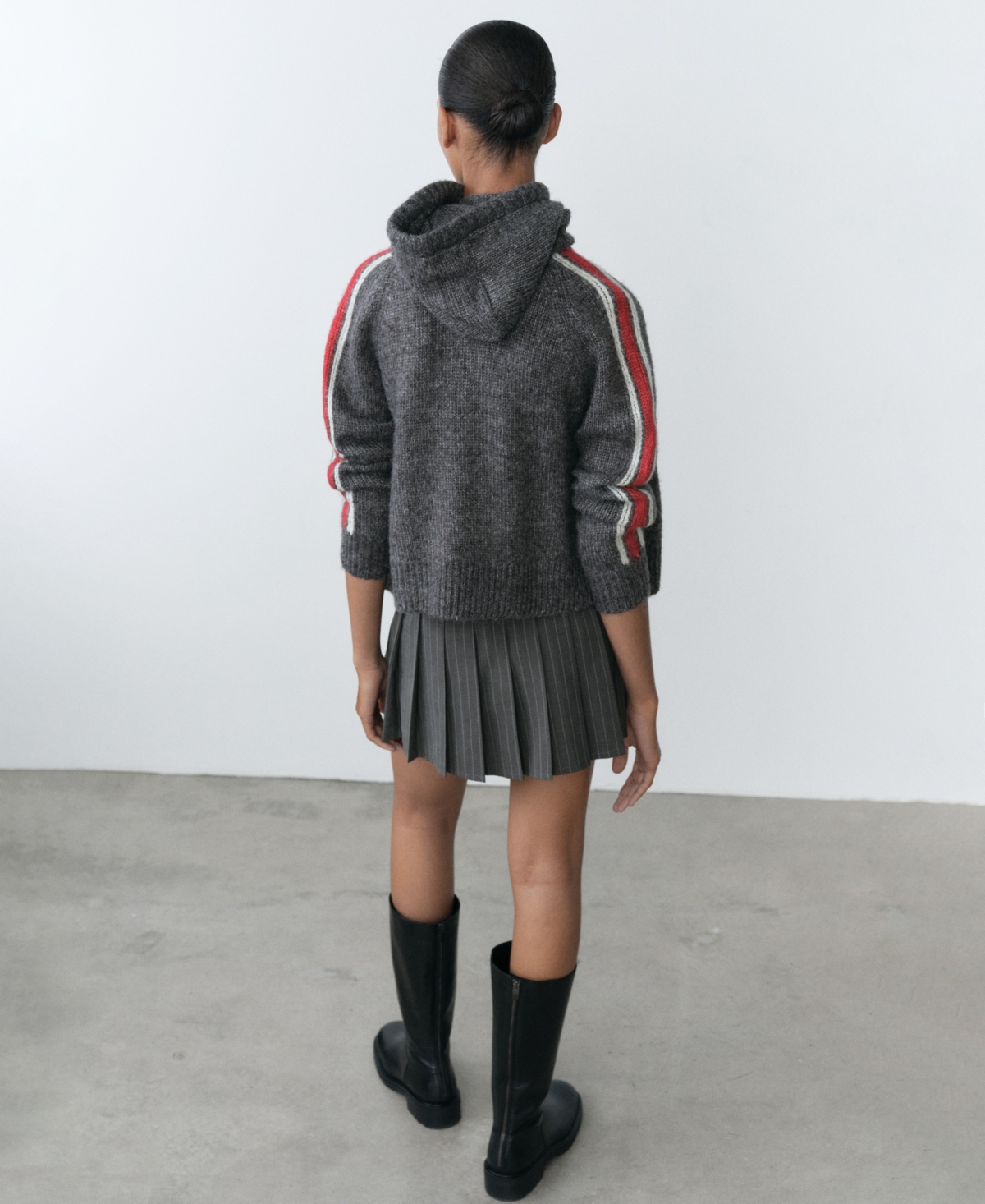 Mango Women's Pinstripe Miniskirt