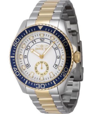 Men's 47127 Pro Diver Quartz Multifunction White Dial Watch