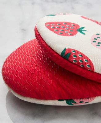 Fruit-Inspired Cotton Mini Oven Mitt Set, 8" x 5.5"