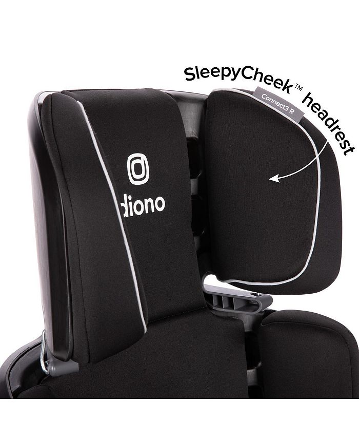 Diono Toddler Connect3 R 2-in-1 High-Back Booster - Black - ONE SIZE
