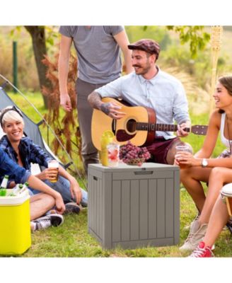 30 Gallon Deck Box Storage Container Seating Tools