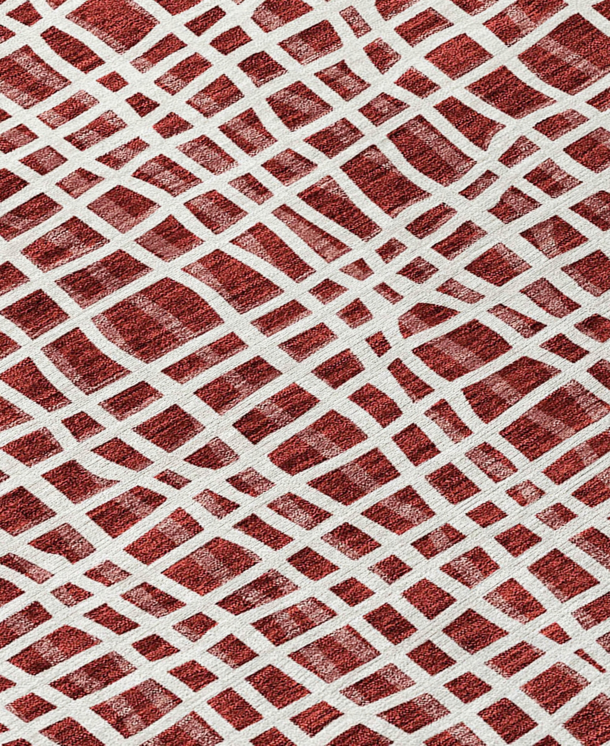 Addison Chantille Acn729 8'x10' Area Rug In Burgundy