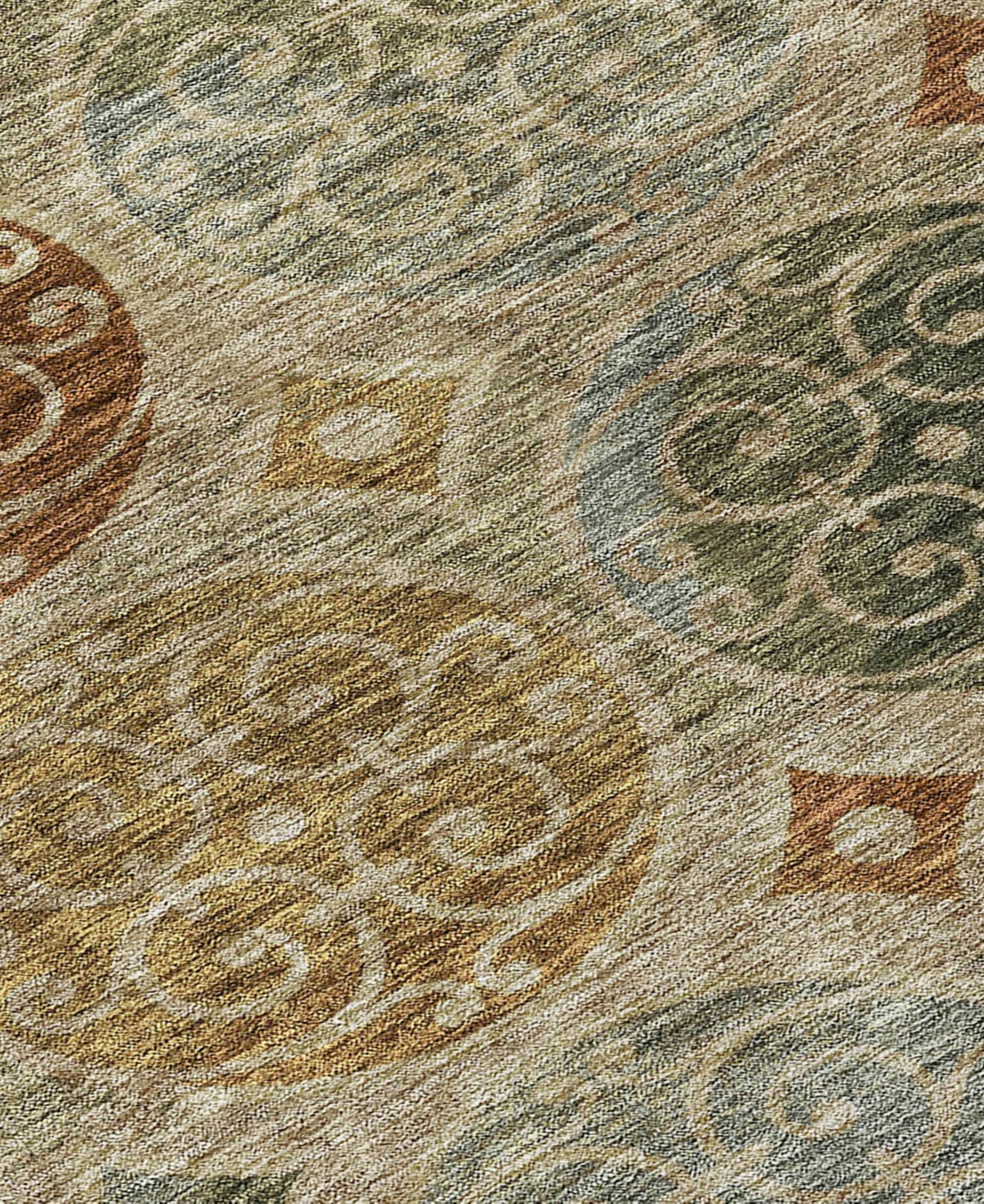 Addison Chantille Acn738 5'x7'6" Area Rug In Taupe