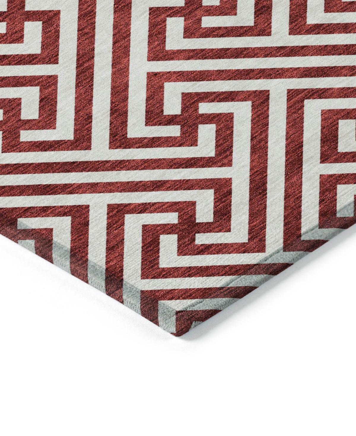 Addison Chantille Acn731 2'3"x7'6" Runner Area Rug In Maroon