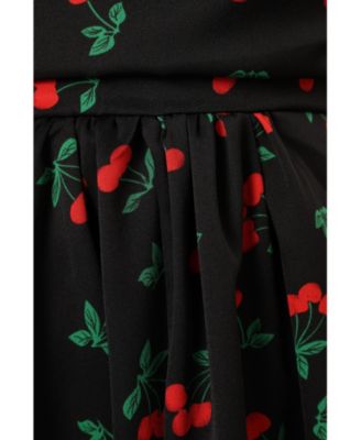 Women's Chlo Puff Sleeve Midi Dress