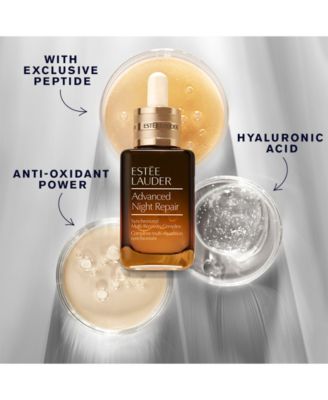 Advanced Night Repair Synchronized Multi-Recovery Complex Serum with Hyaluronic Acid & Peptides , 0.23 oz.