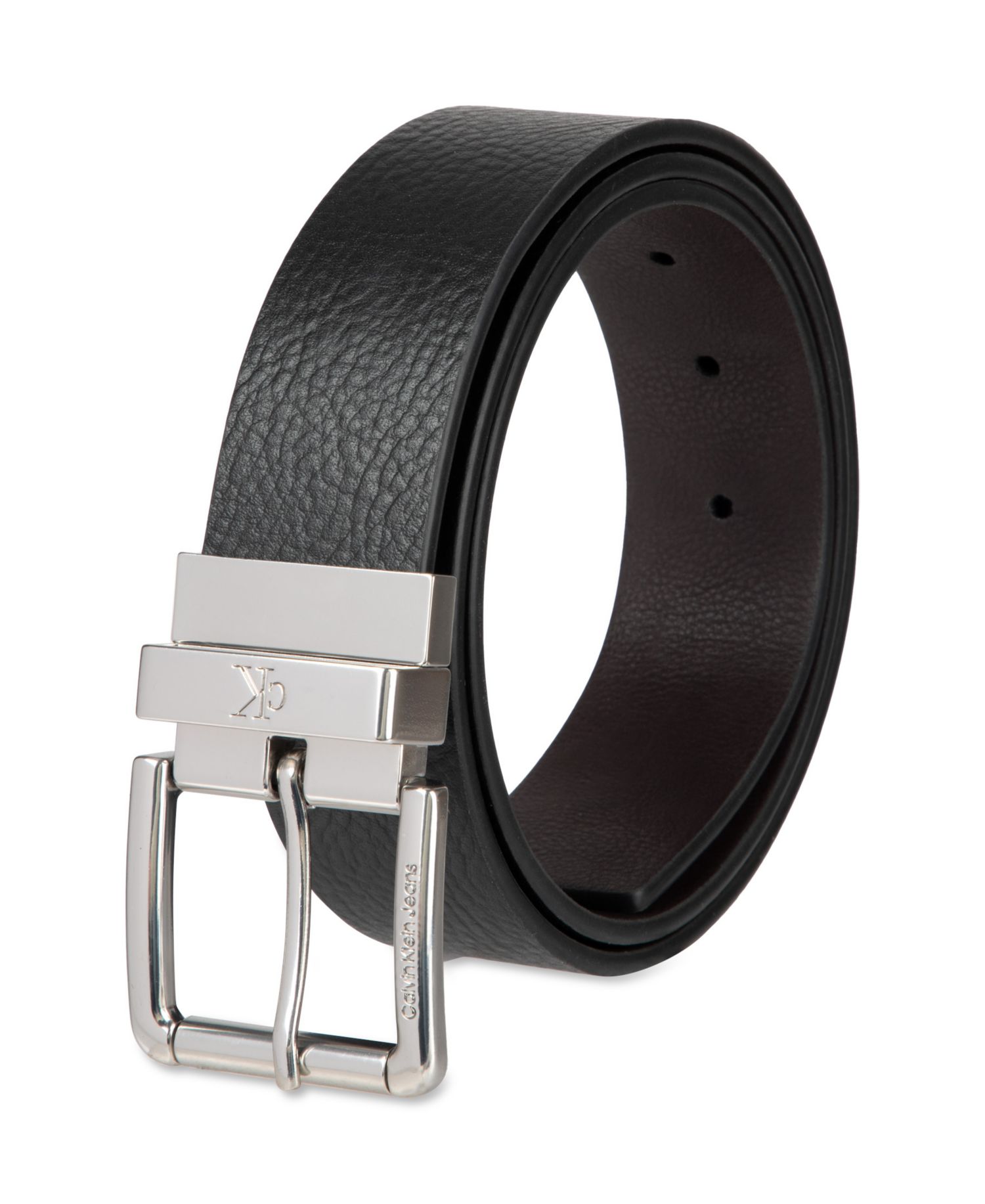 38MM Men's Pebble Grain Reversible Jean Belt