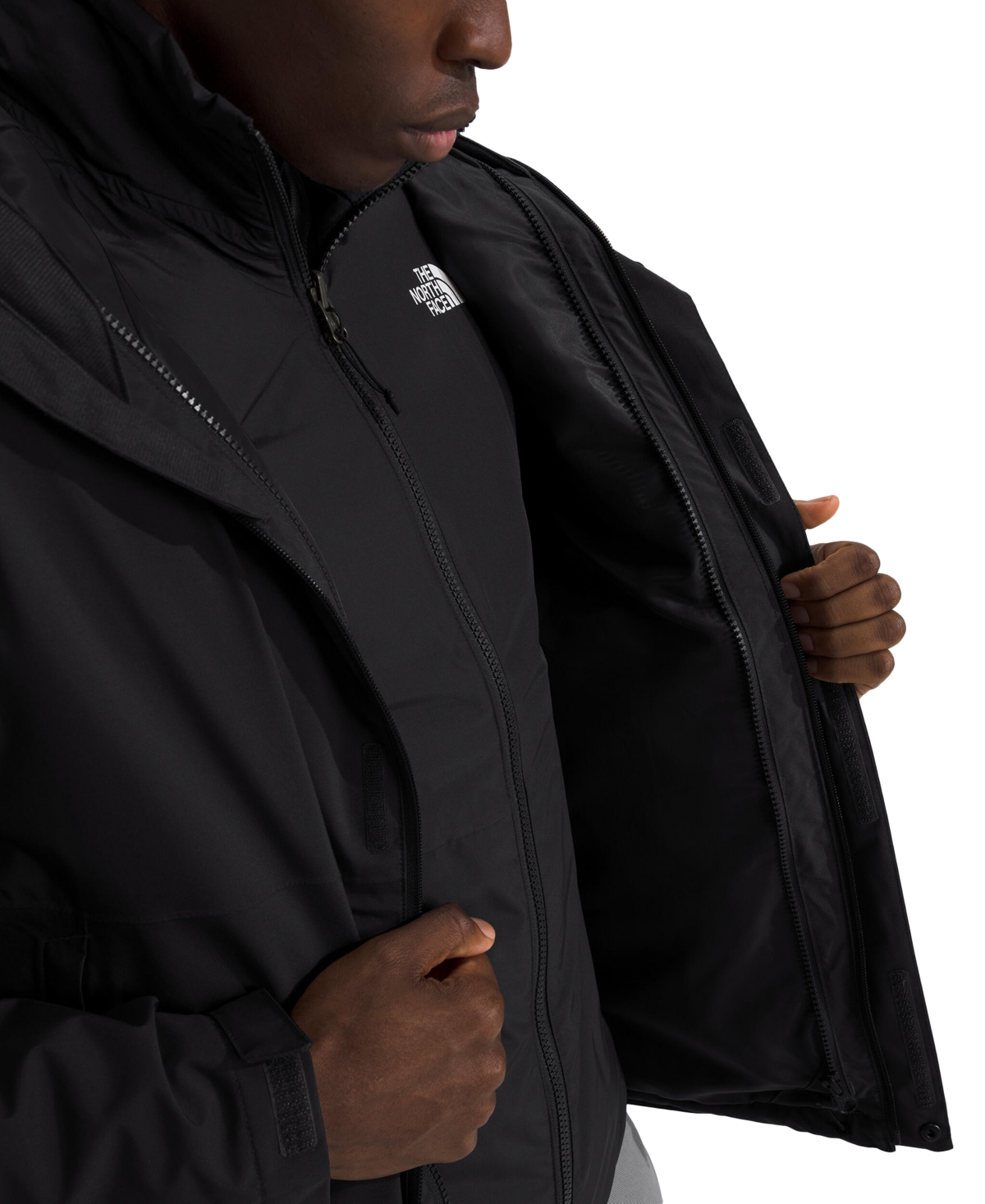 The North Face Men's Carto Tri-Climate Parka Jacket - Tnf Black-Bla