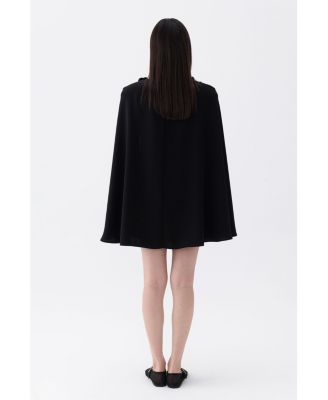 Women's Cape Sleeve Mini Dress