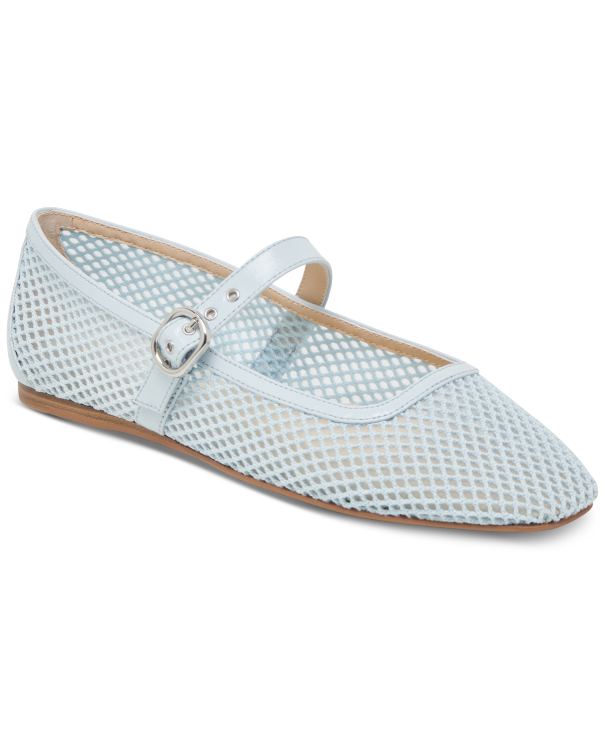 Dolce Vita Rodni Mary Jane Flat In Dusty Blue Mesh